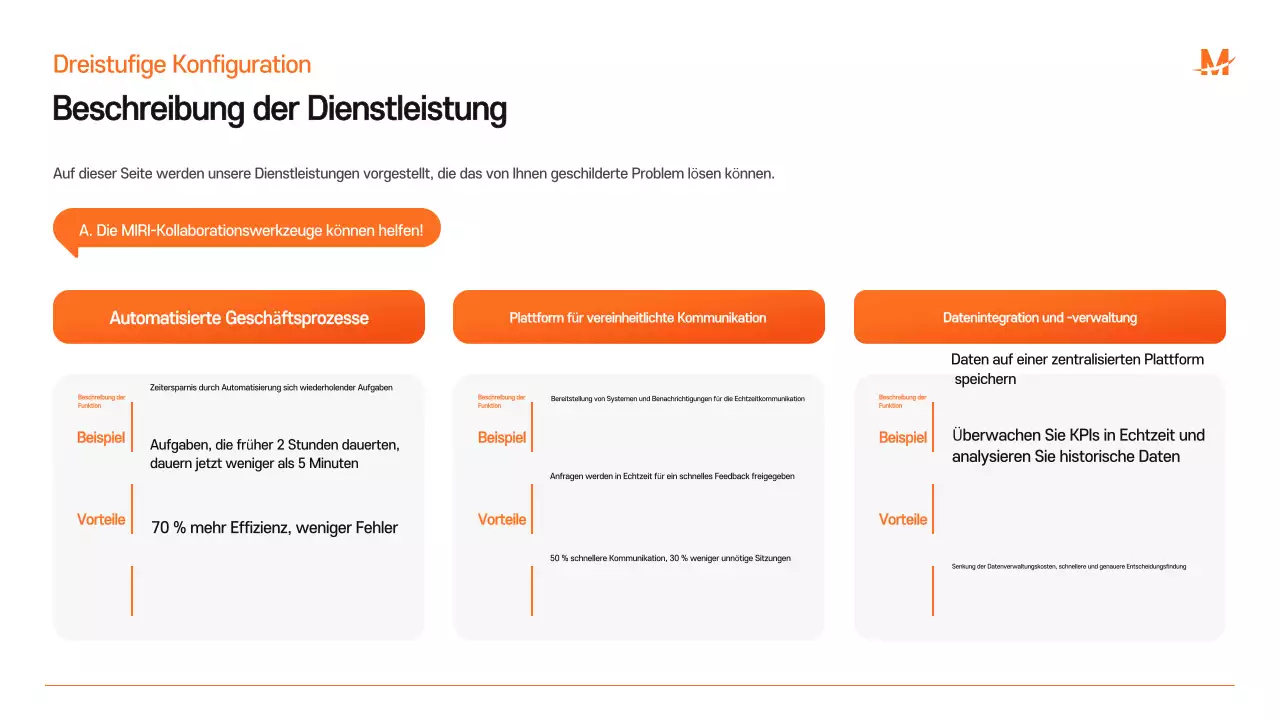 Blue Modern Business Proposal Vorschlag