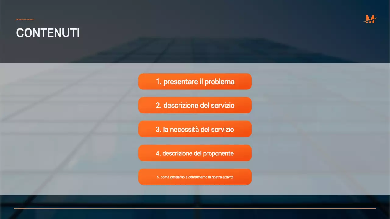 Proposta commerciale moderna blu Proposta