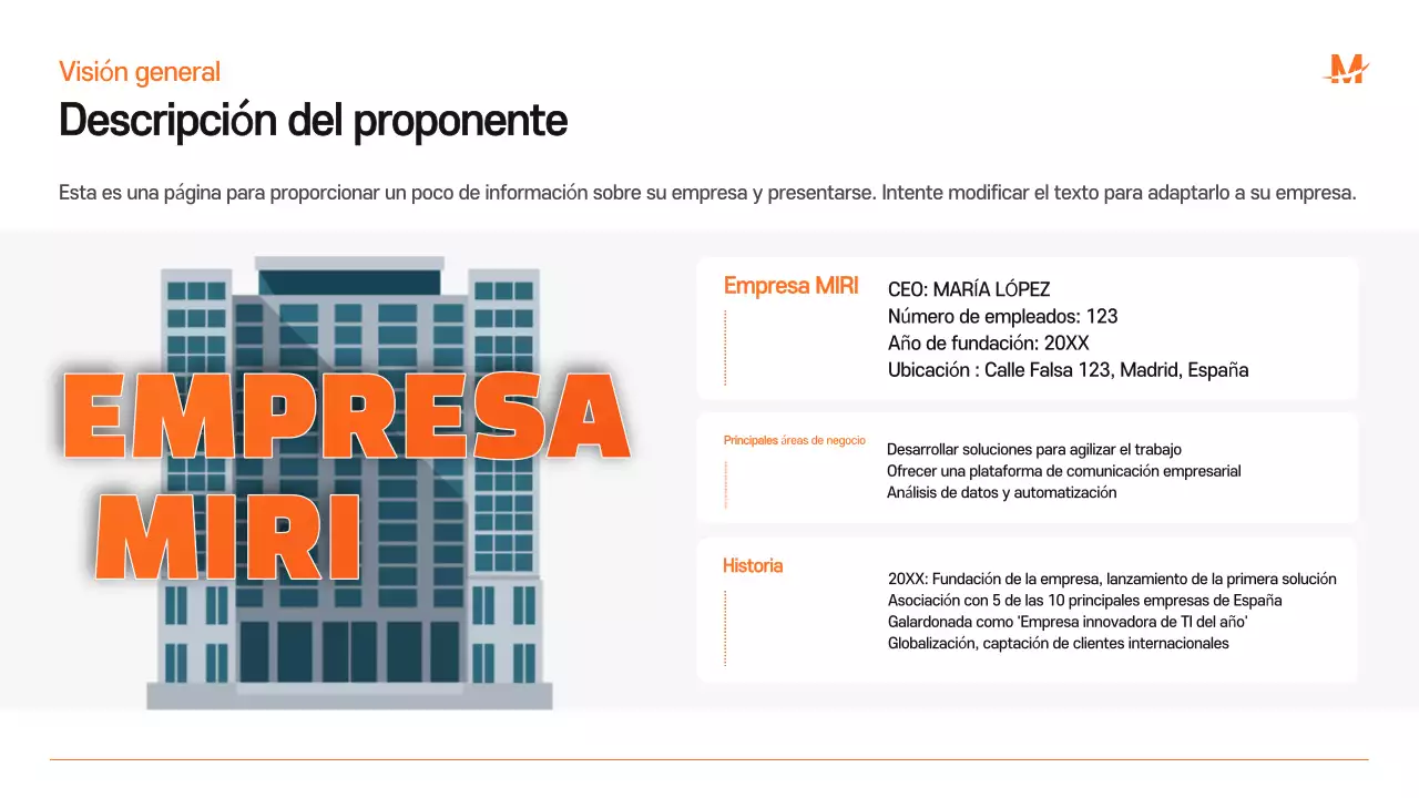 Blue Modern Business Proposal Propuesta