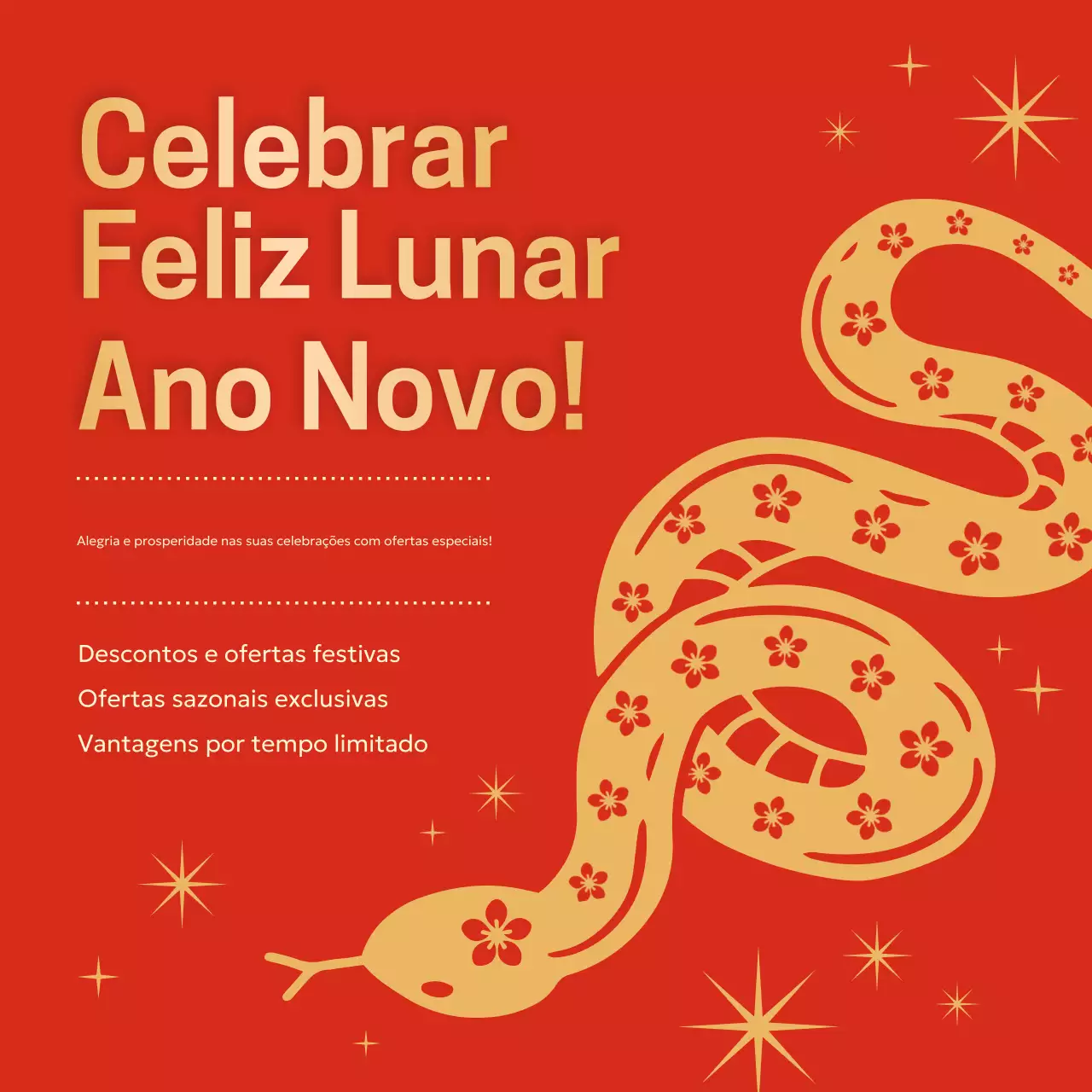 promoção da festa tradicional vermelha