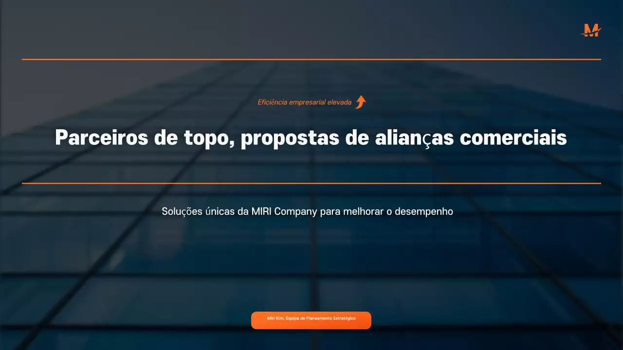 Azul Proposta empresarial moderna Proposta