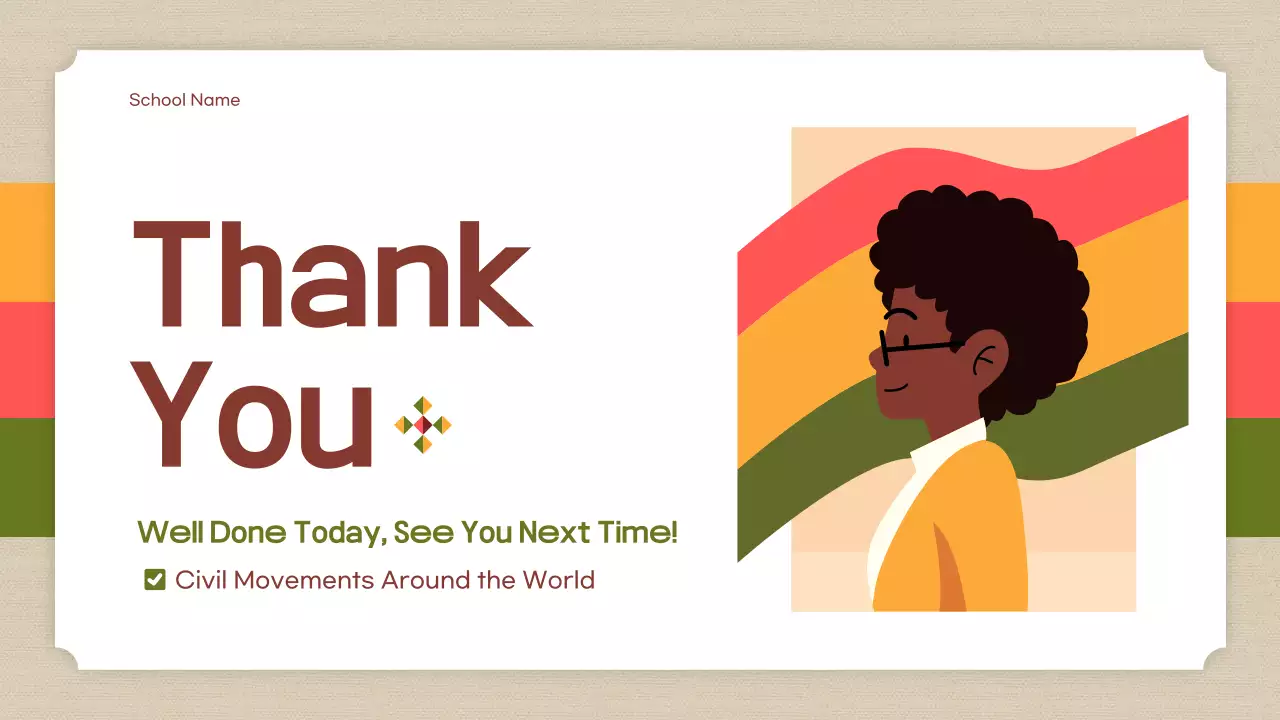 Beige Cultural Civil Movements Guide Presentation