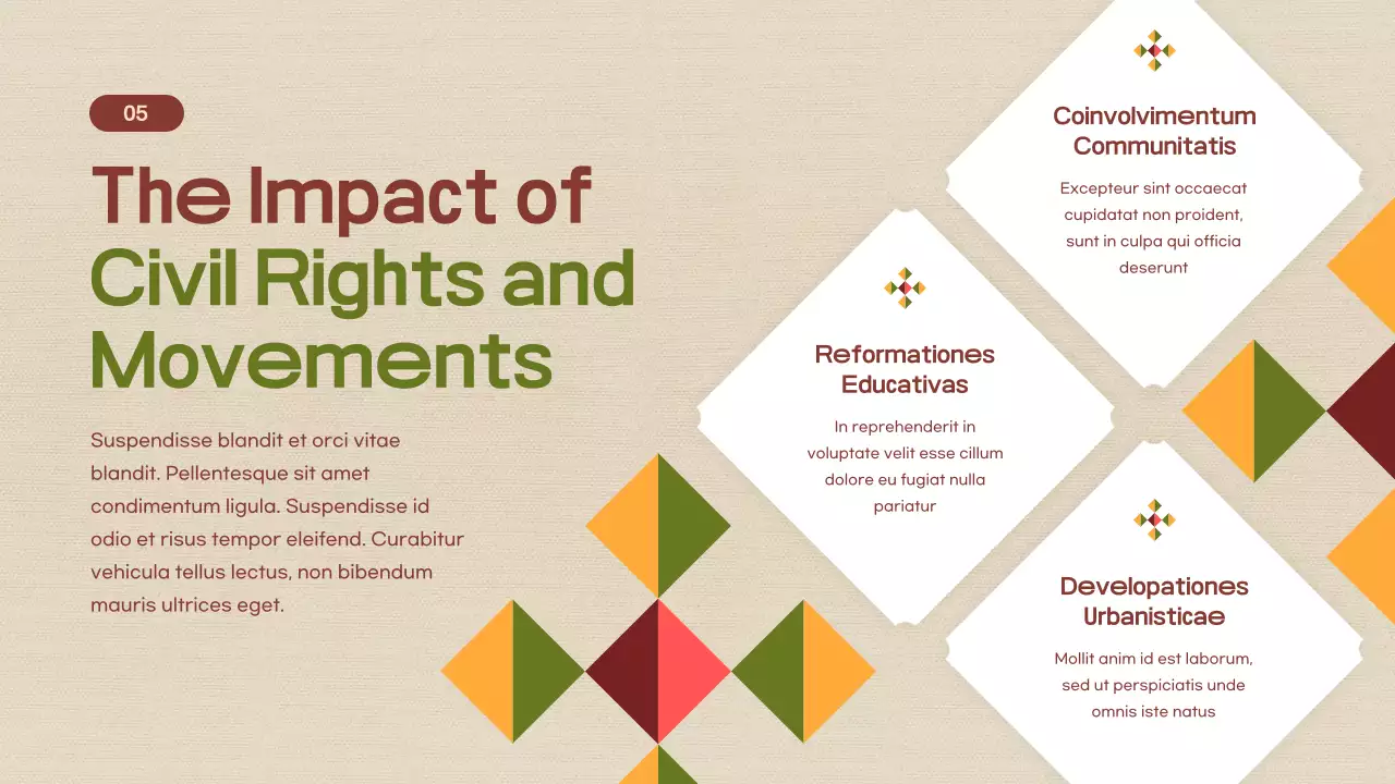 Beige Cultural Civil Movements Guide Presentation