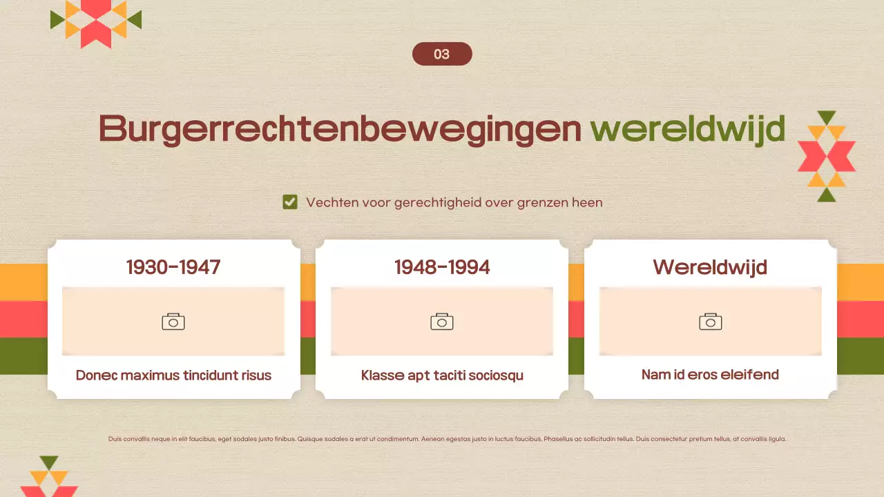 oranje moderne civiele presentatie