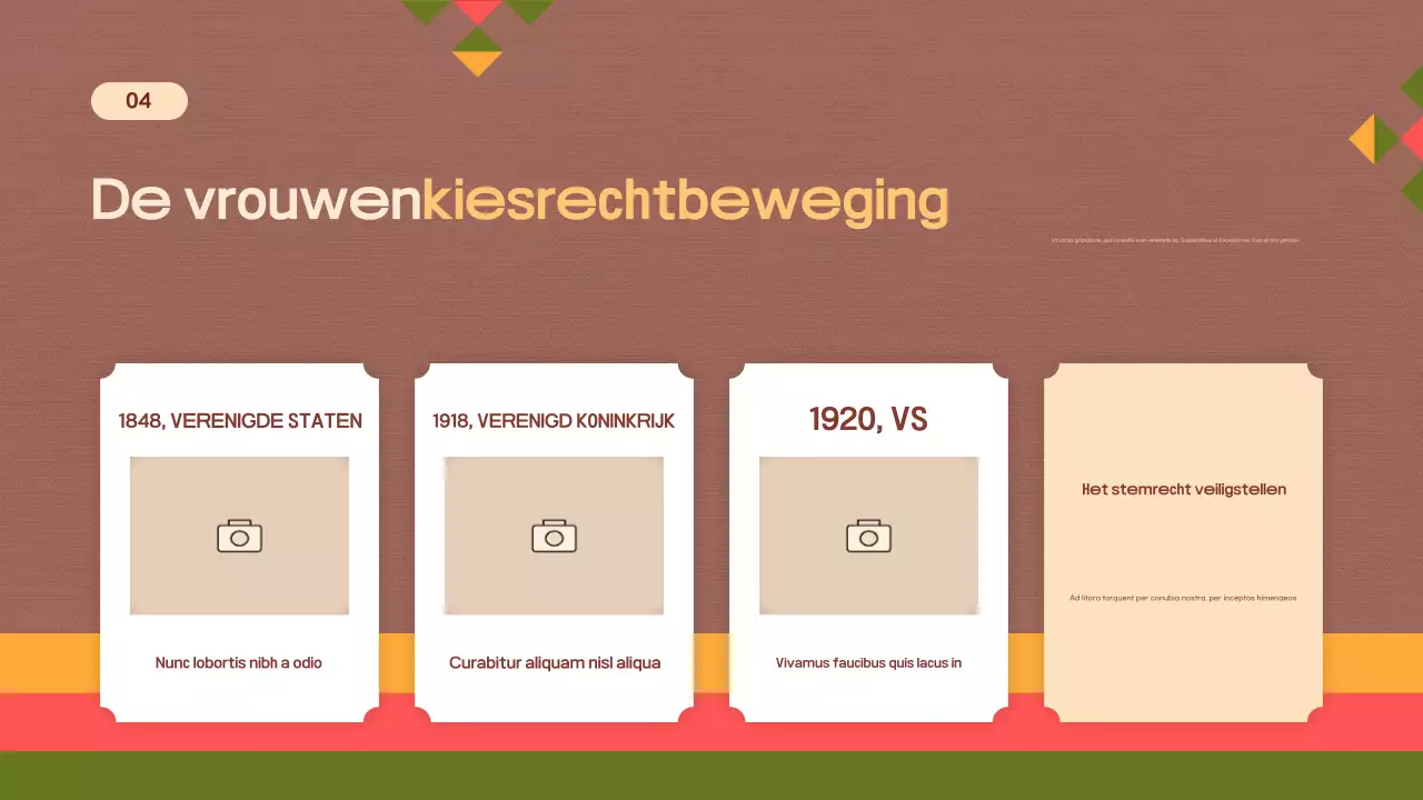 oranje moderne civiele presentatie