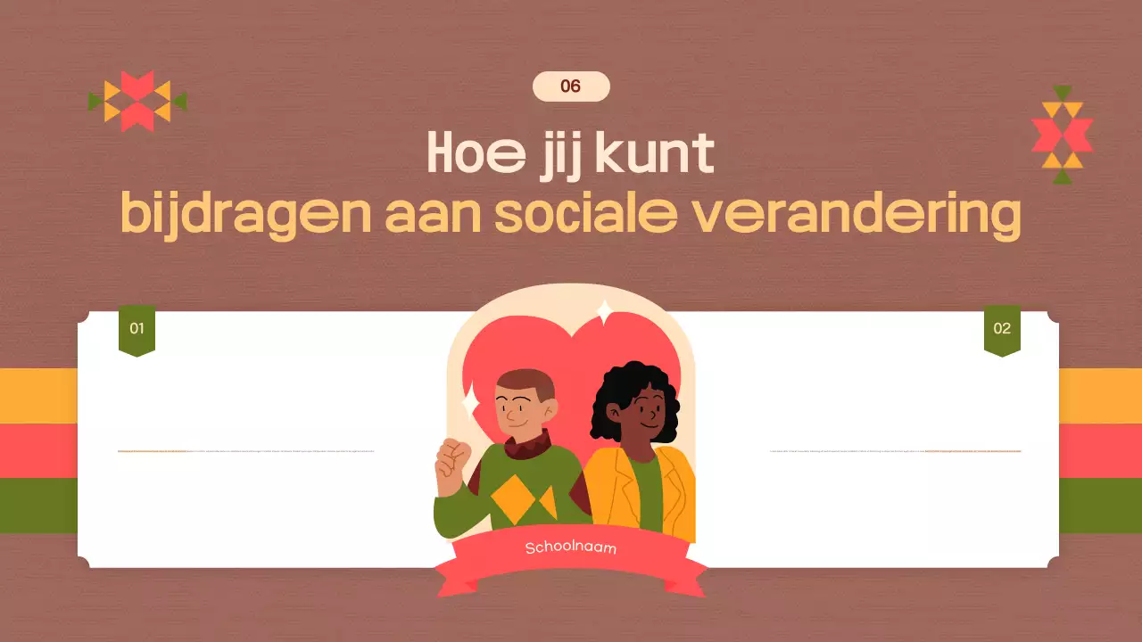 oranje moderne civiele presentatie