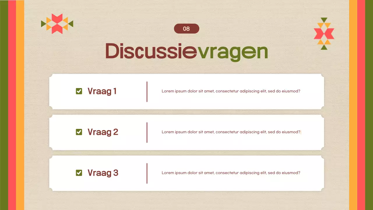 oranje moderne civiele presentatie