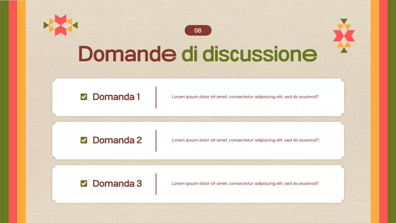 presentazione civile moderna arancione