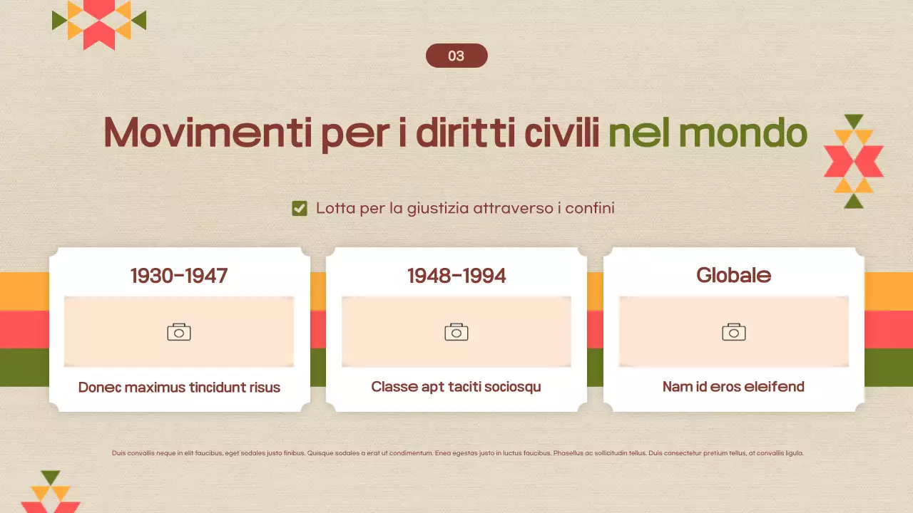 presentazione civile moderna arancione