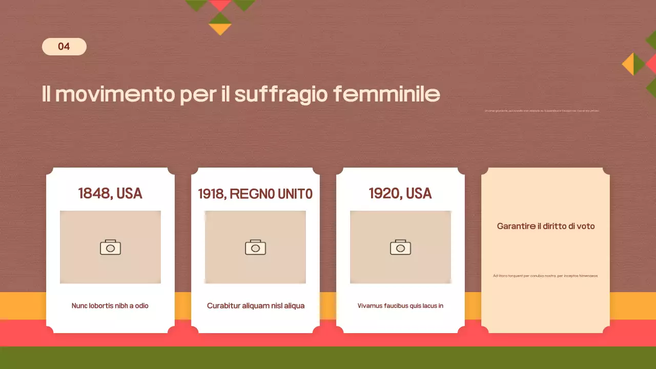 presentazione civile moderna arancione