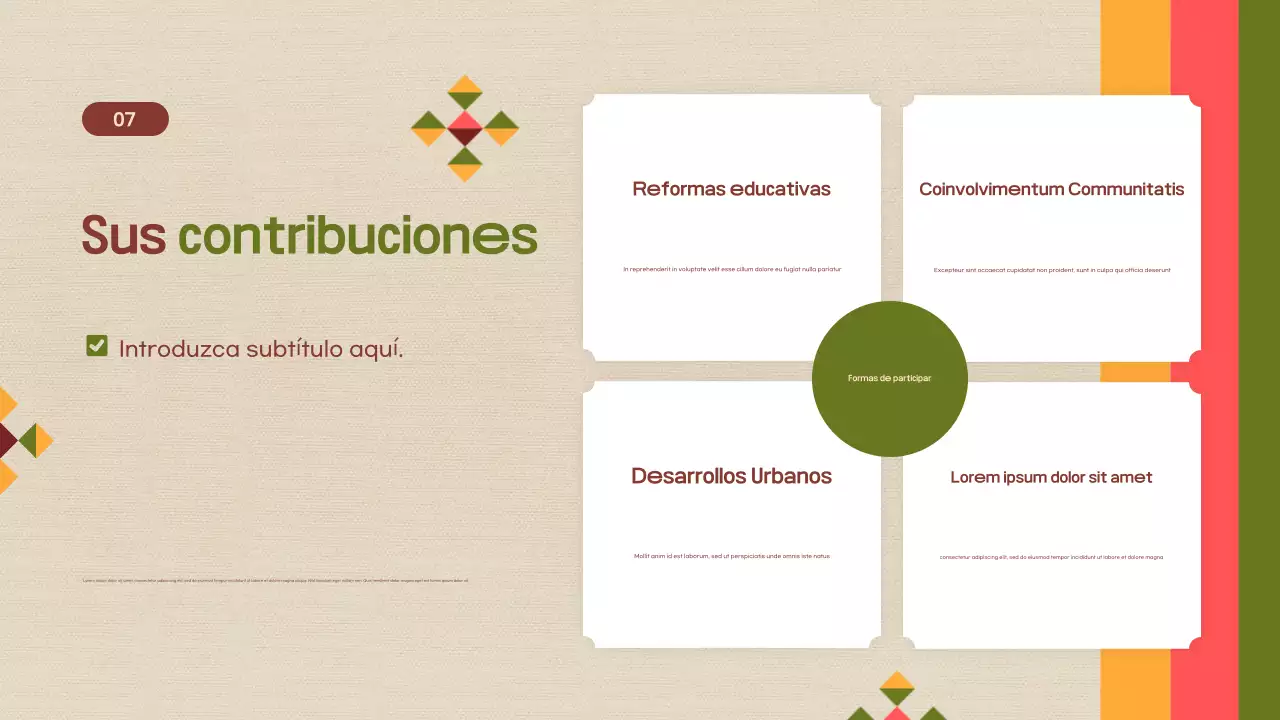 orange presentación civil moderna