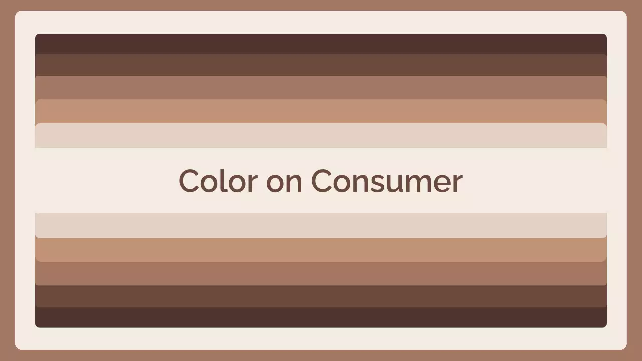 Bài thuyết trình về báo cáo xu hướng màu nâu cổ điển