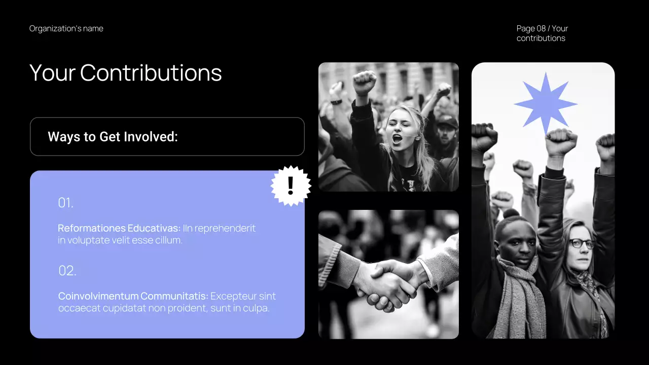 Orange Modern Civil Movements Presentation