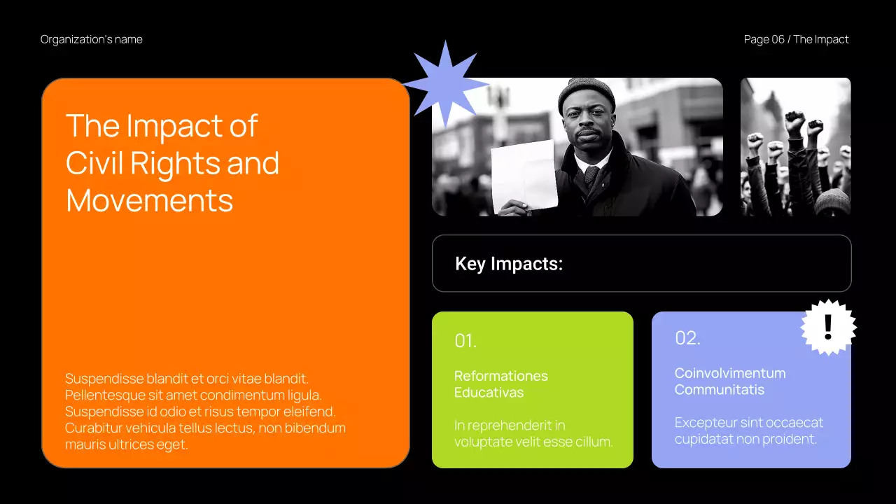 Orange Modern Civil Movements Presentation