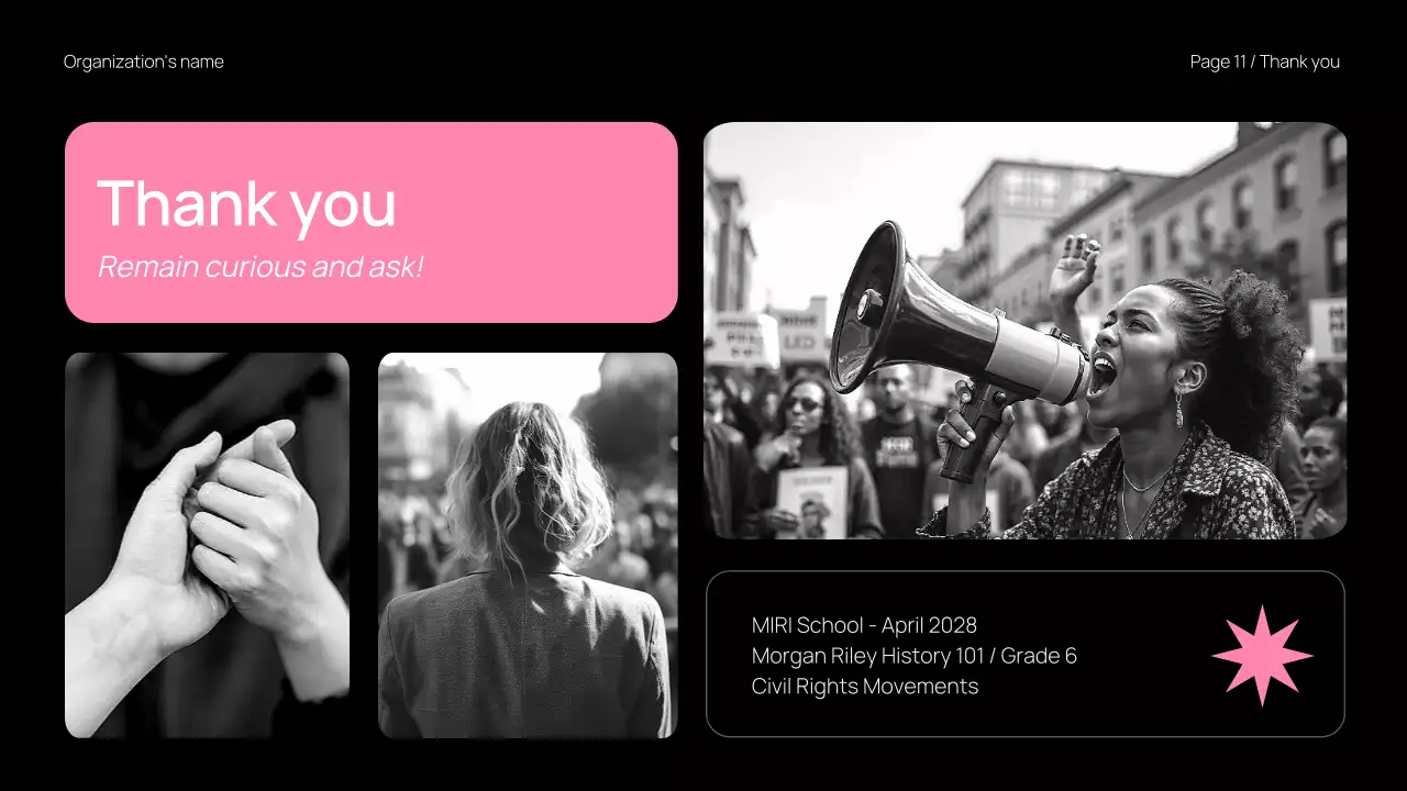 Orange Modern Civil Movements Presentation