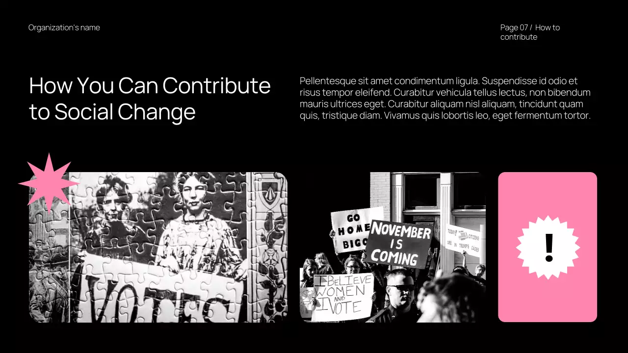 Orange Modern Civil Movements Presentation