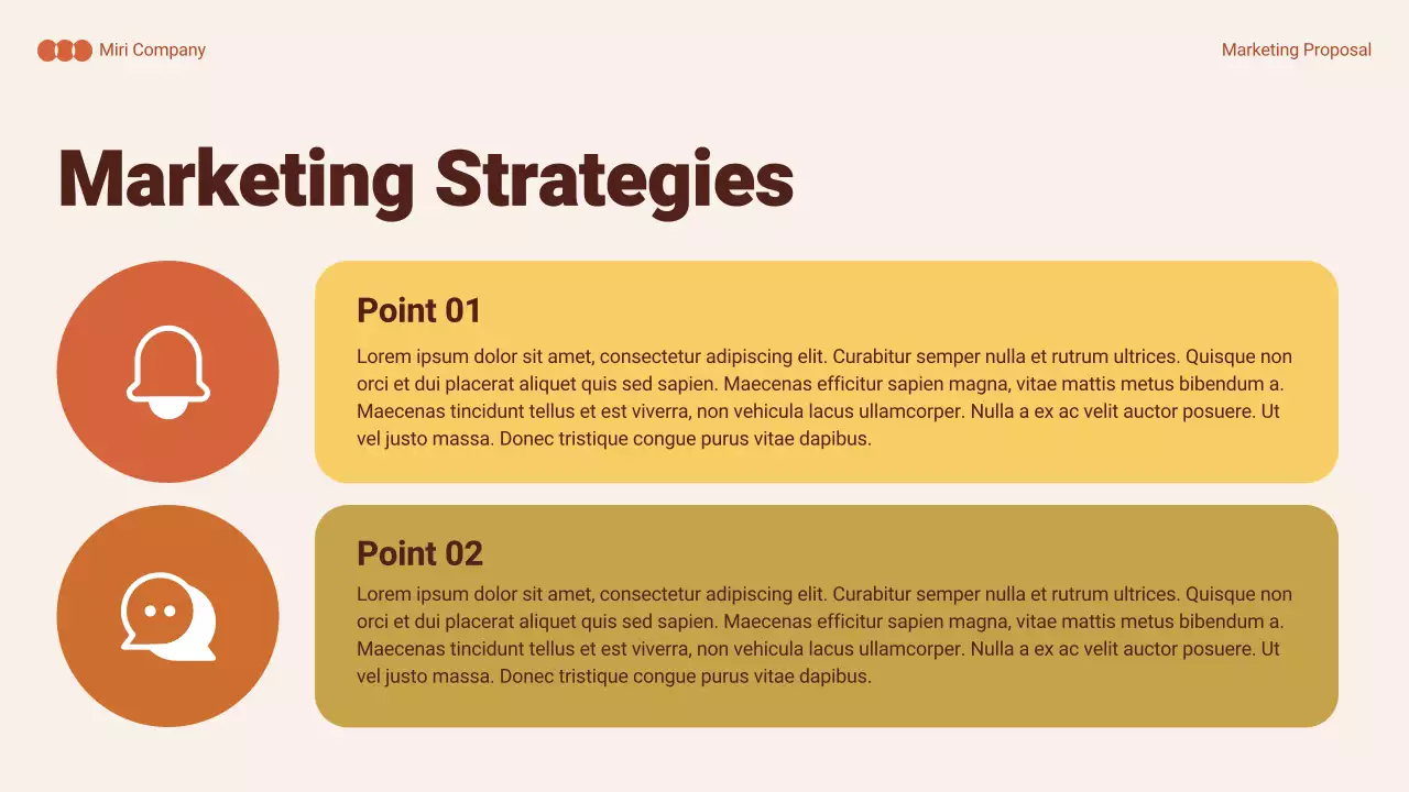 Orange Retro Marketing Pitch Presentation