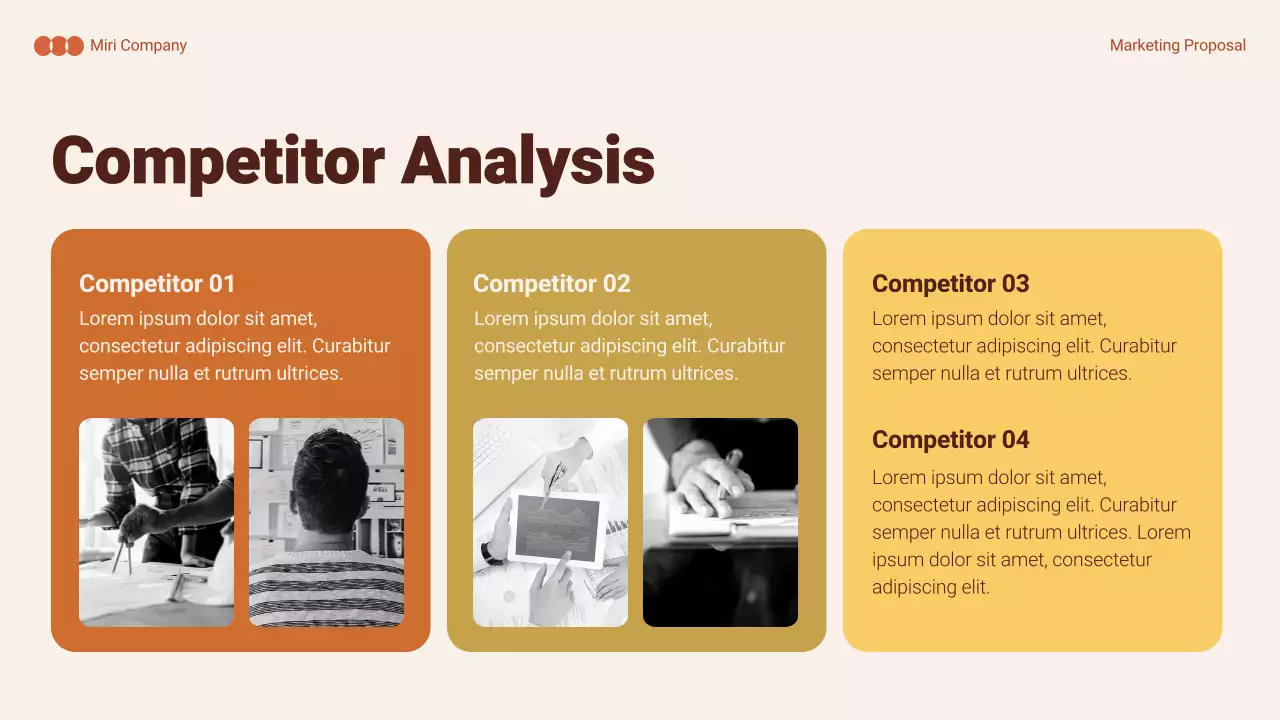 Orange Retro Marketing Pitch Presentation