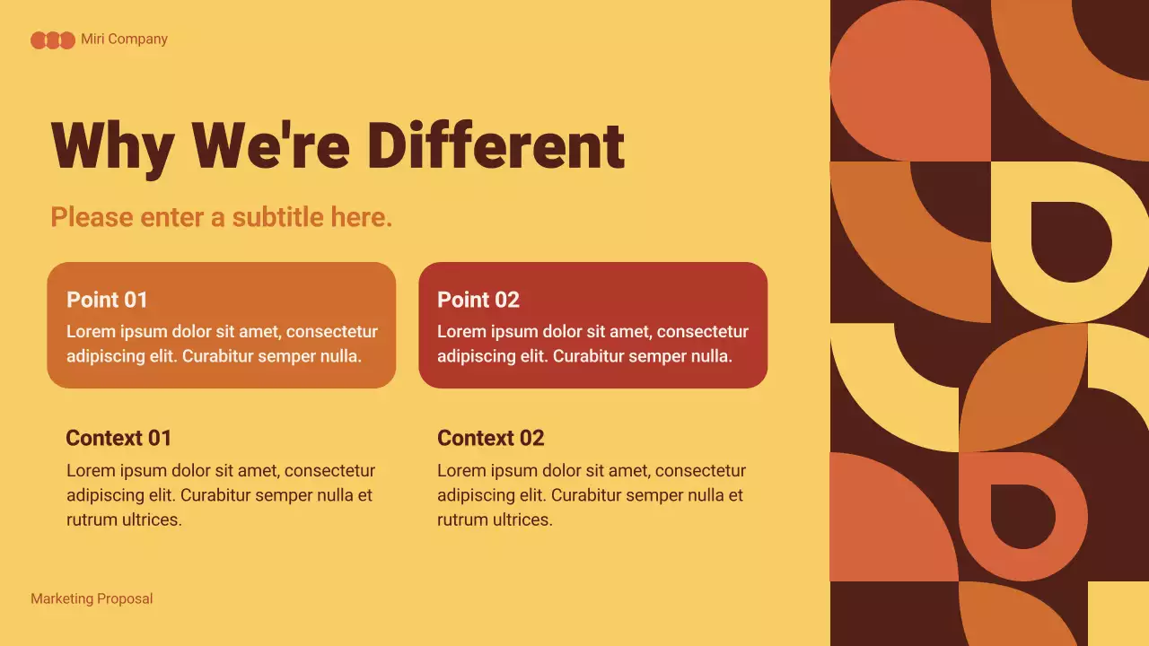 Orange Retro Marketing Pitch Presentation