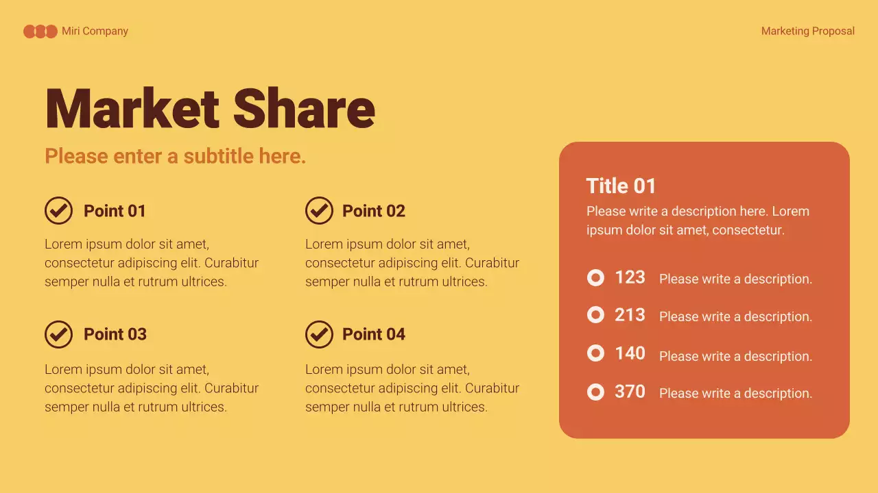 Orange Retro Marketing Pitch Presentation