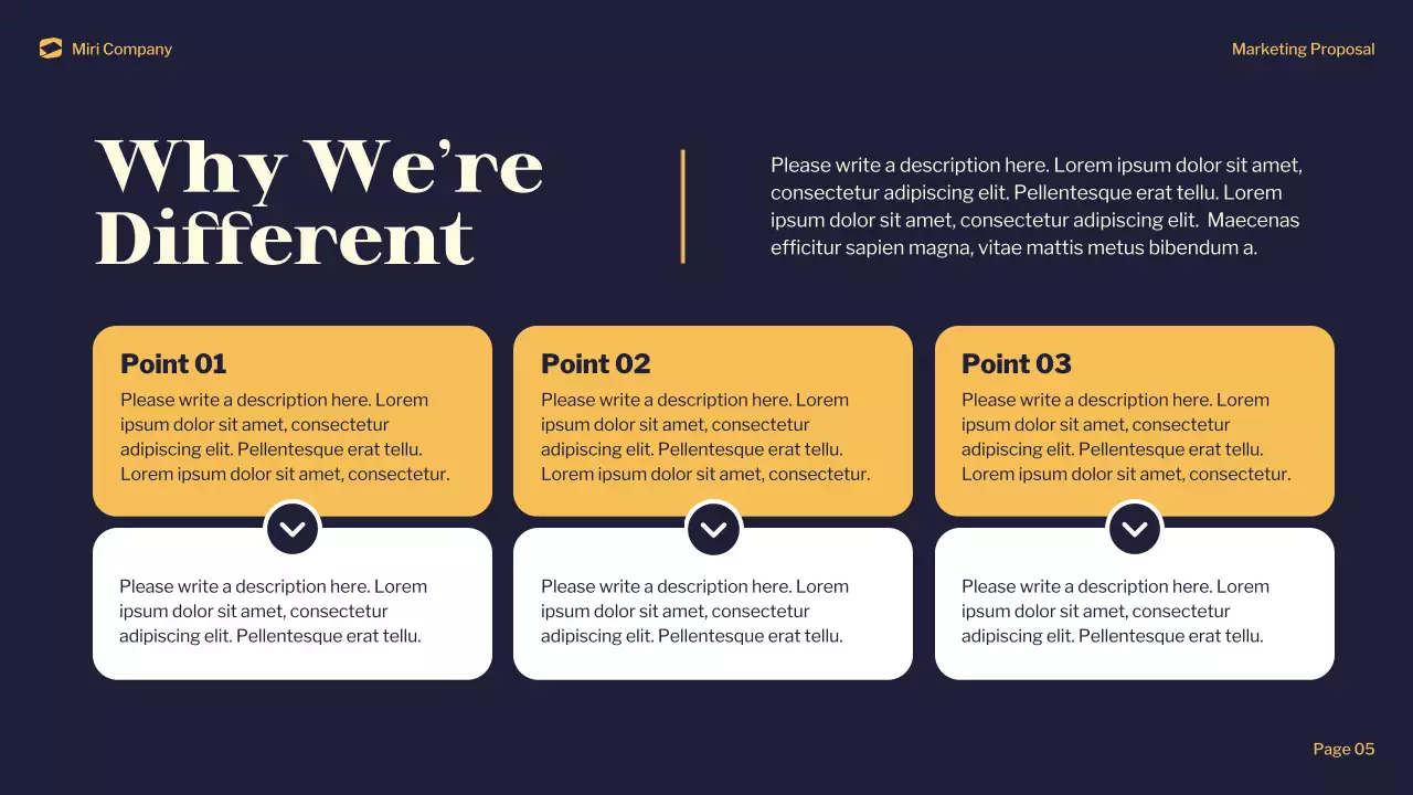 Navy Modern Marketing Proposal Document Presentation