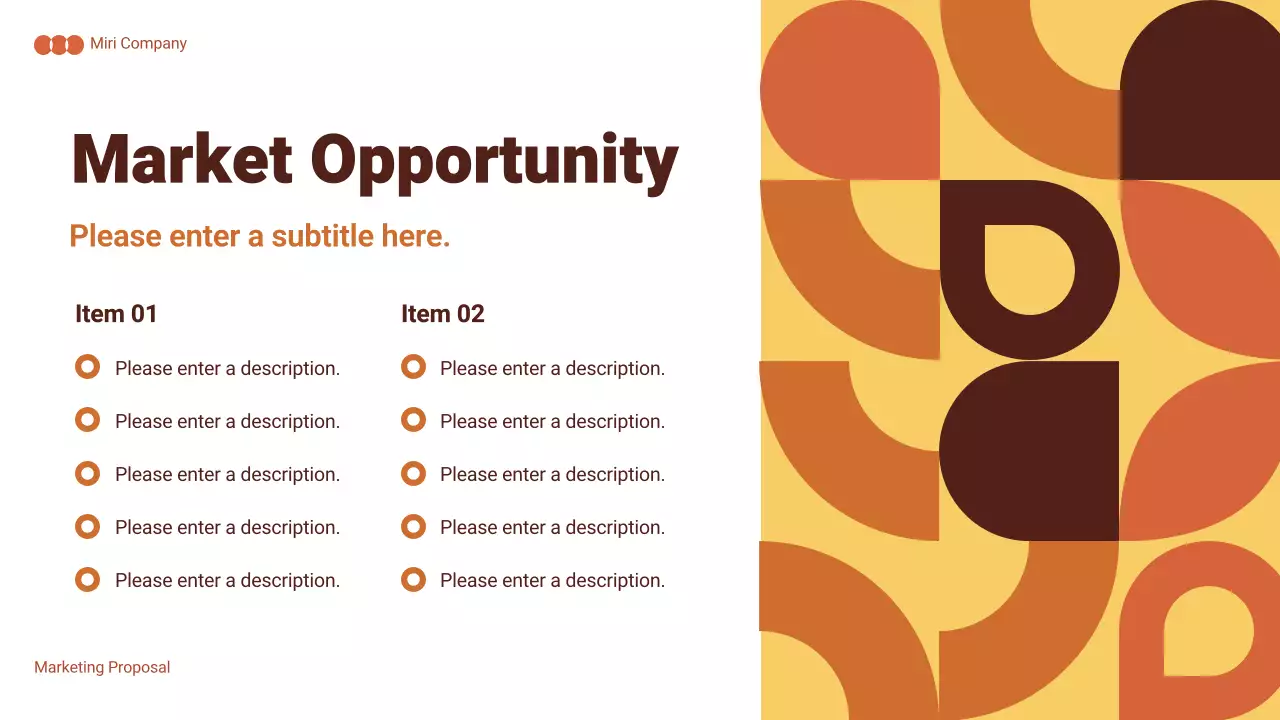 Orange Retro Marketing Pitch Presentation