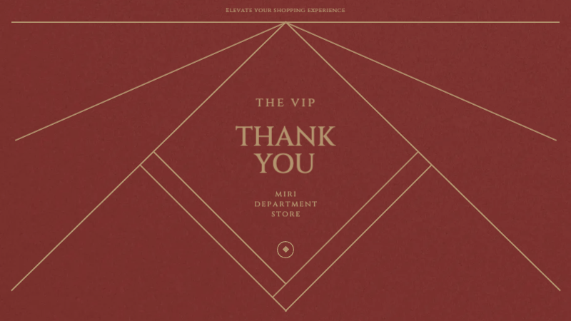 빨간색과 남색의 고급스러운 백화점 VIP 클럽