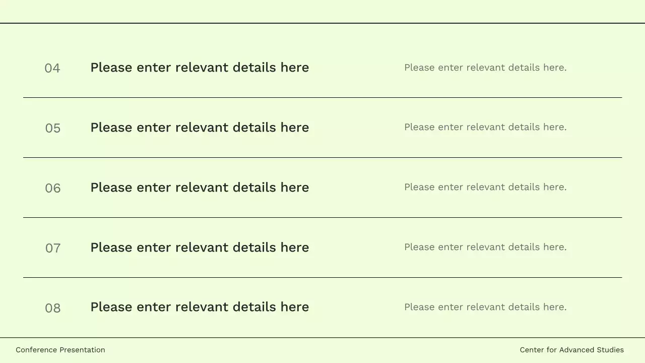 Green Minimalist Conference Presentation