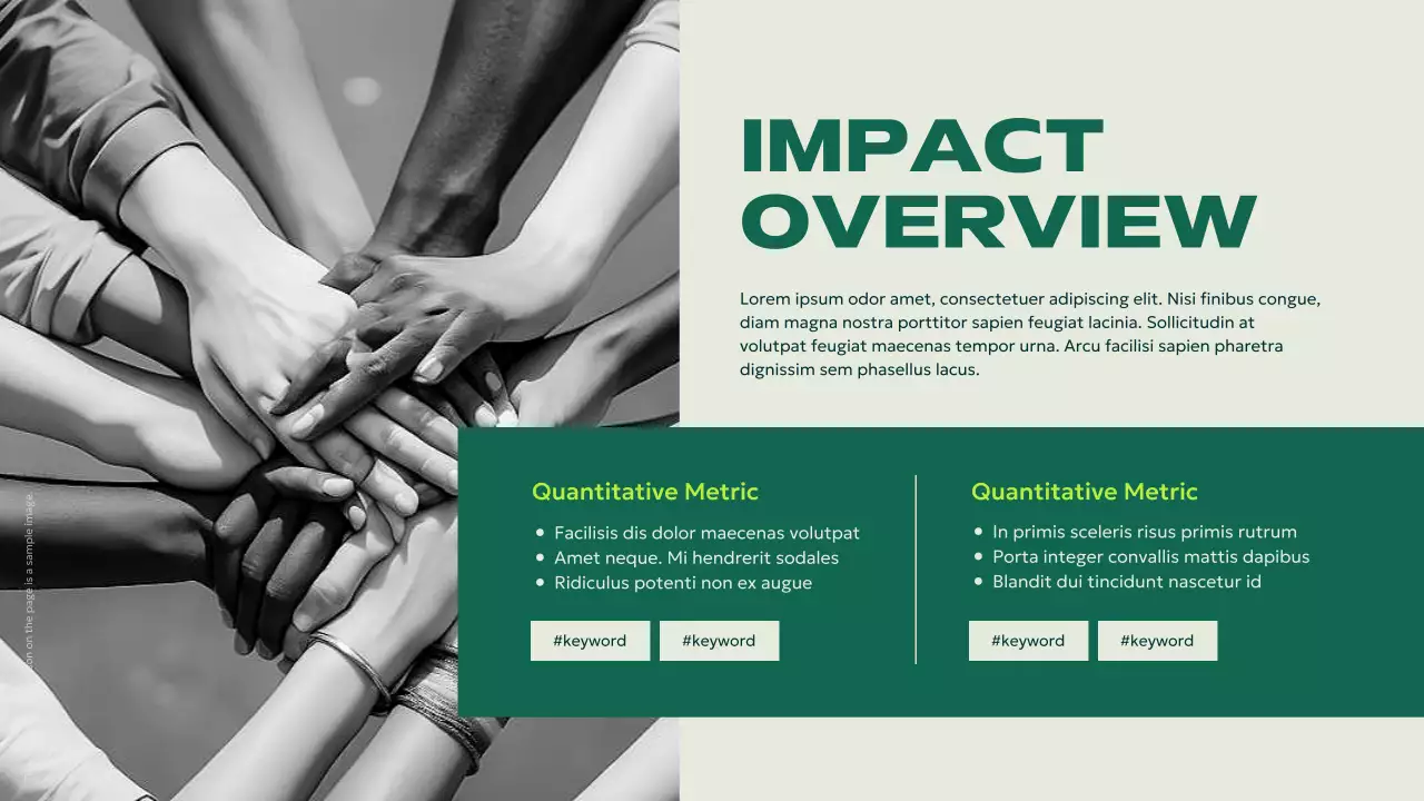 Green Modern Non-Profit Presentation