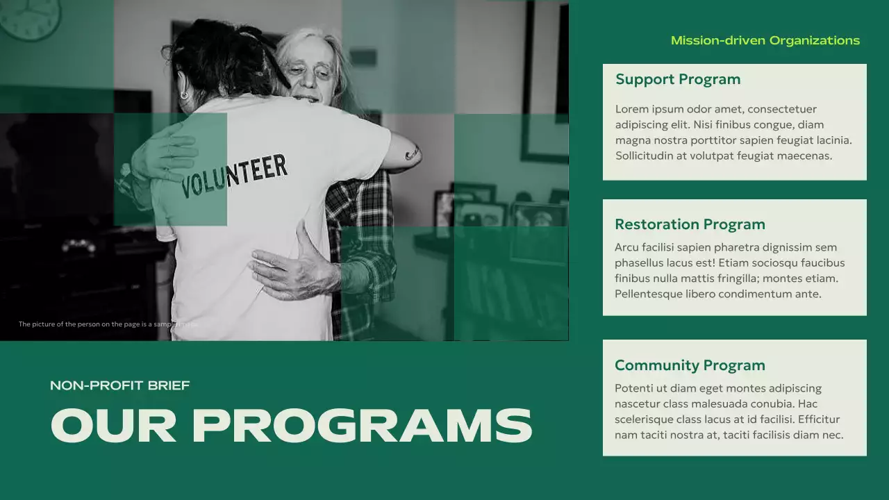 Green Modern Non-Profit Presentation