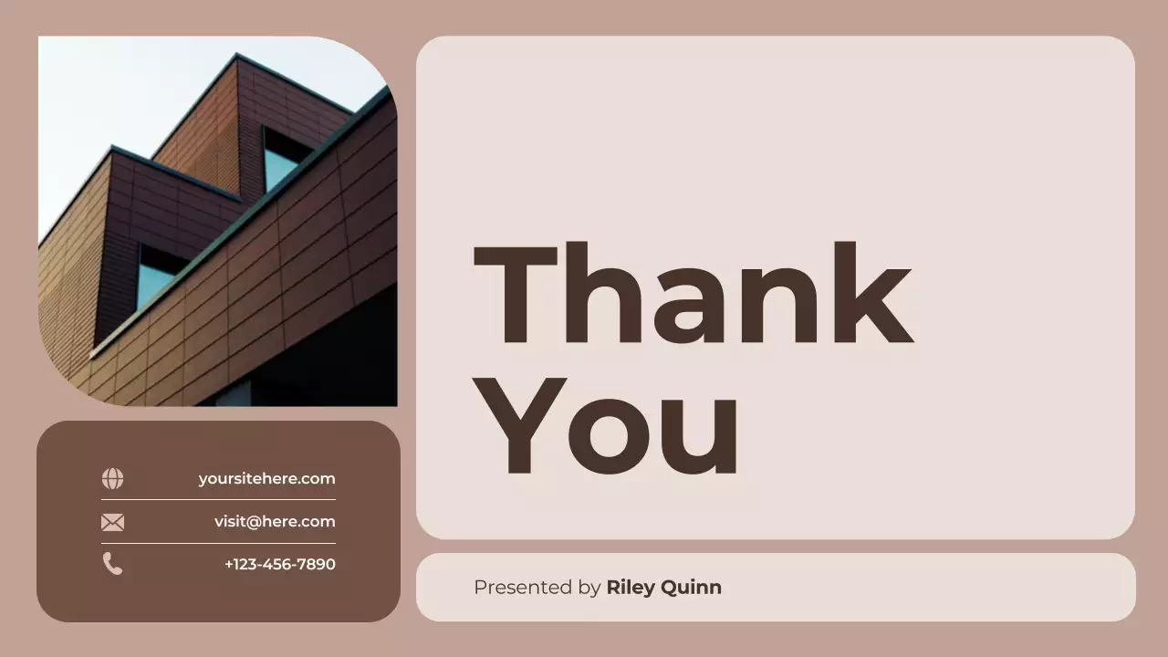 Brown Modern Color Trend Report Presentation