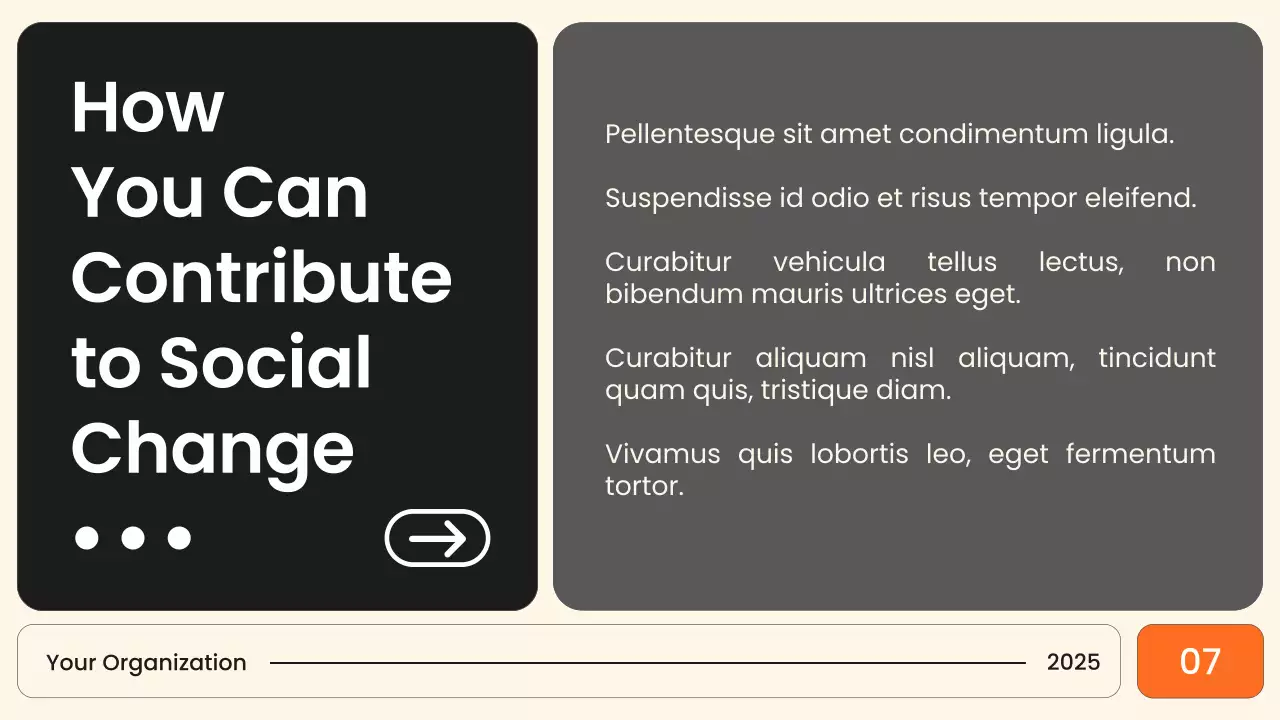 Orange Modern Civil Movements History Presentation