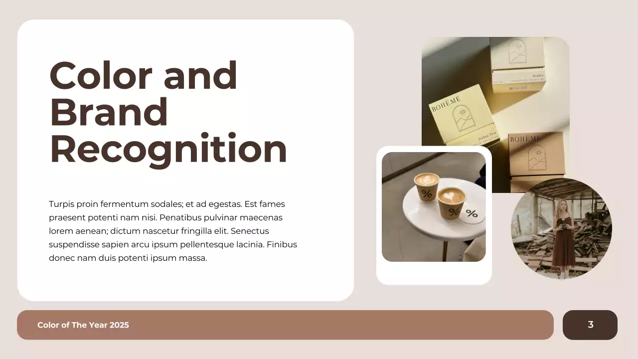 Brown Modern Color Trend Report Presentation