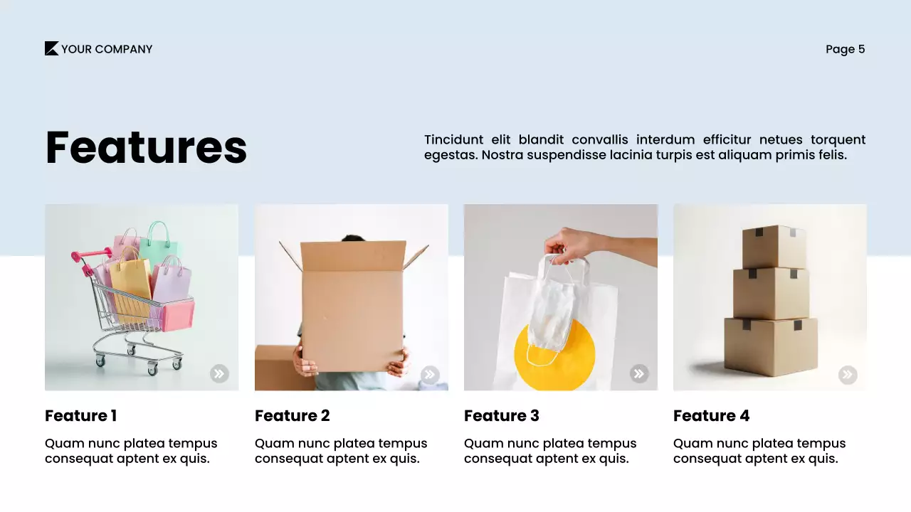 White Modern Product Catalogue Guide Presentation