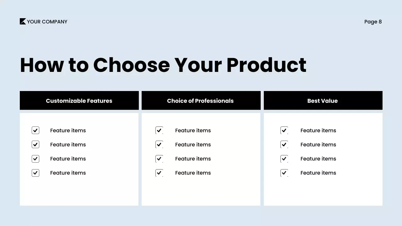 White Modern Product Catalogue Guide Presentation