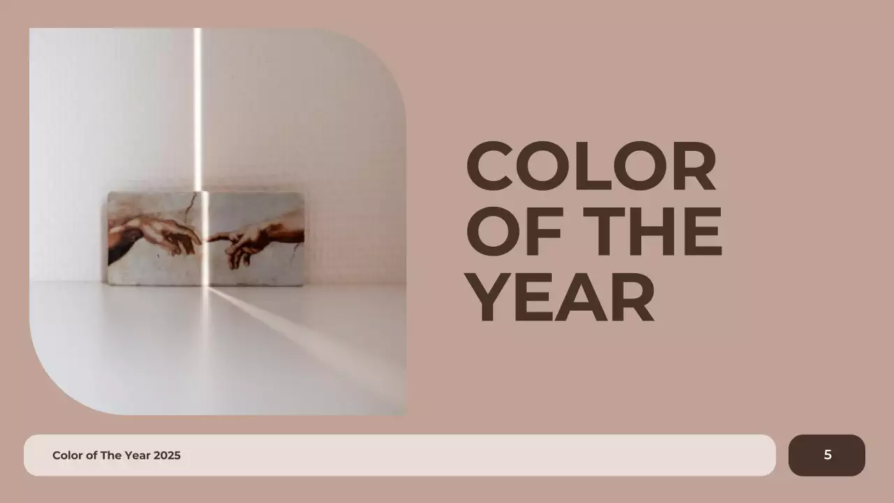 Brown Modern Color Trend Report Presentation