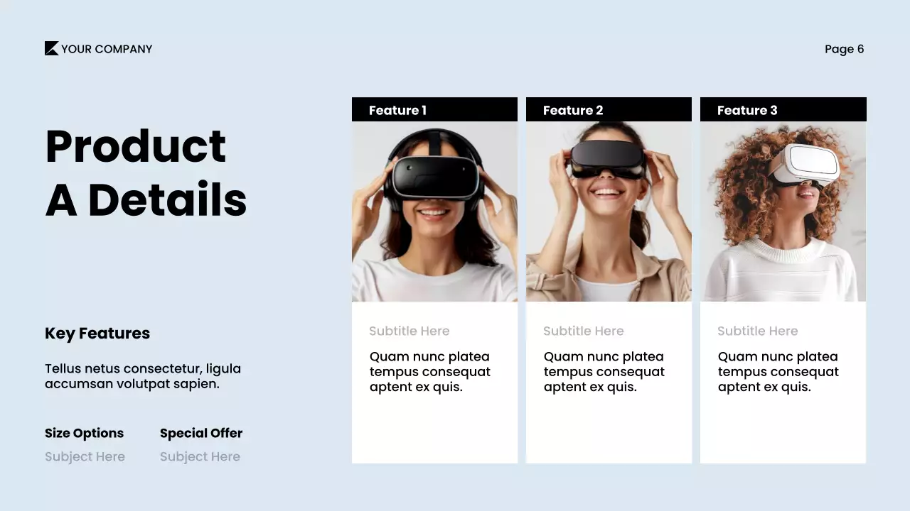 White Modern Product Catalogue Guide Presentation