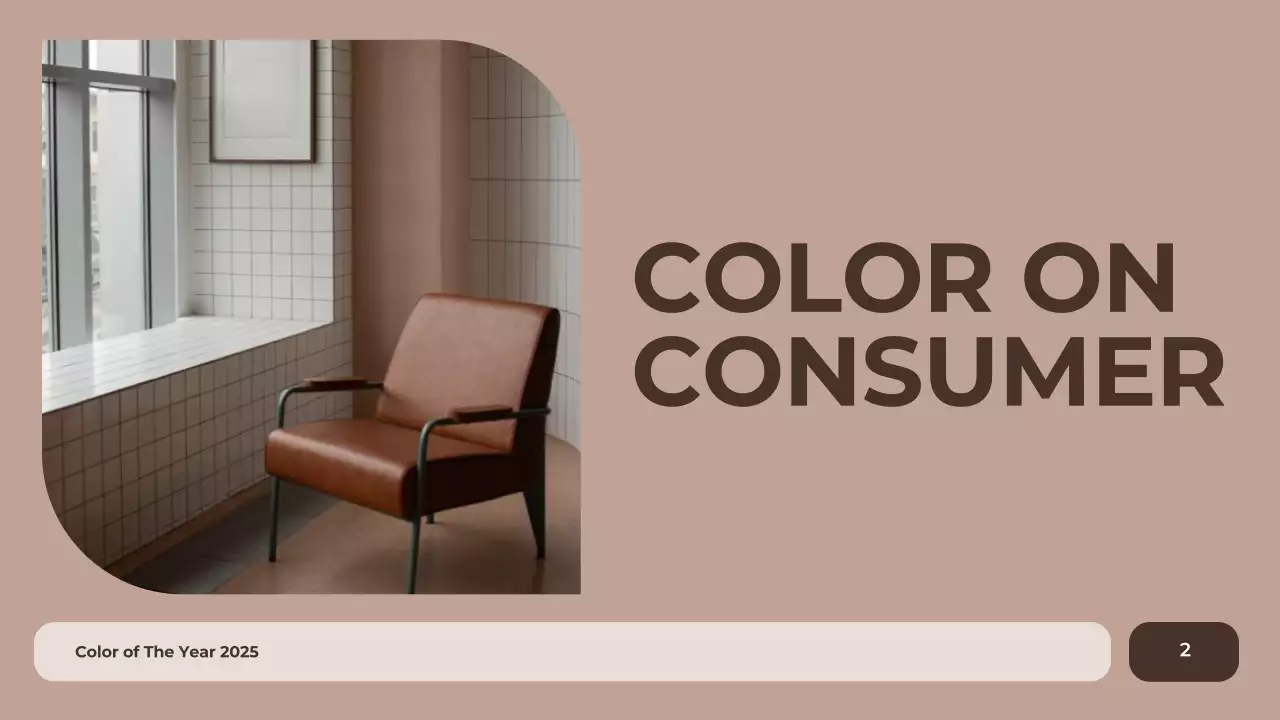 Brown Modern Color Trend Report Presentation