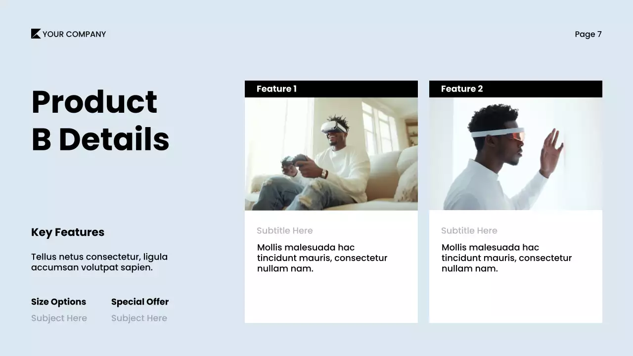 White Modern Product Catalogue Guide Presentation