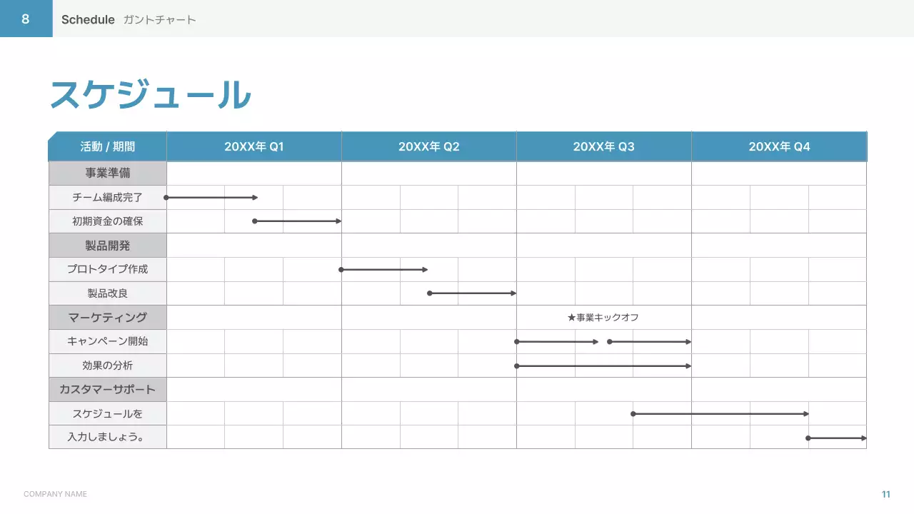 青 シンプル ビジネス 計画書