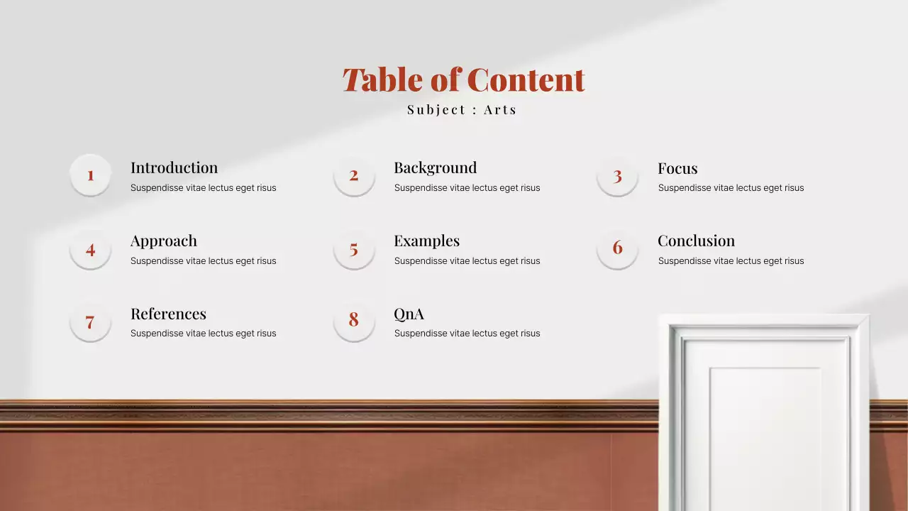 화이트 미니멀 학술 가이드 프레젠테이션