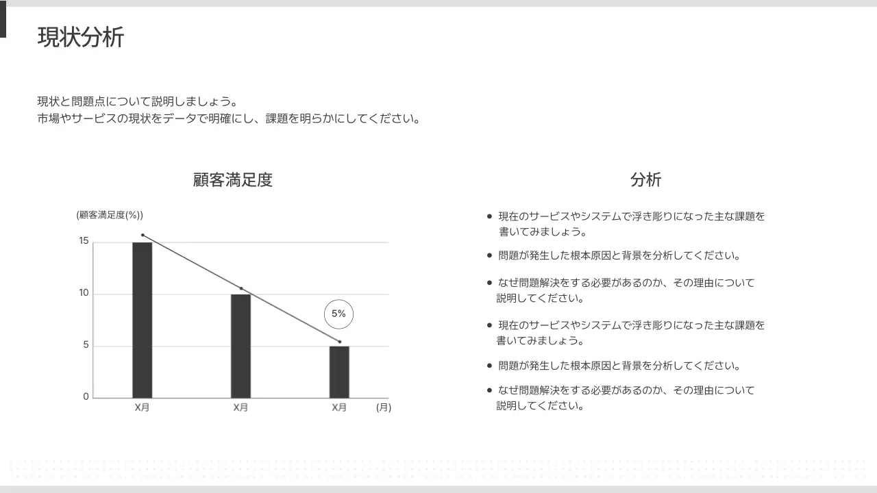 白 シンプル プロジェクト 企画書 プレゼンテーション