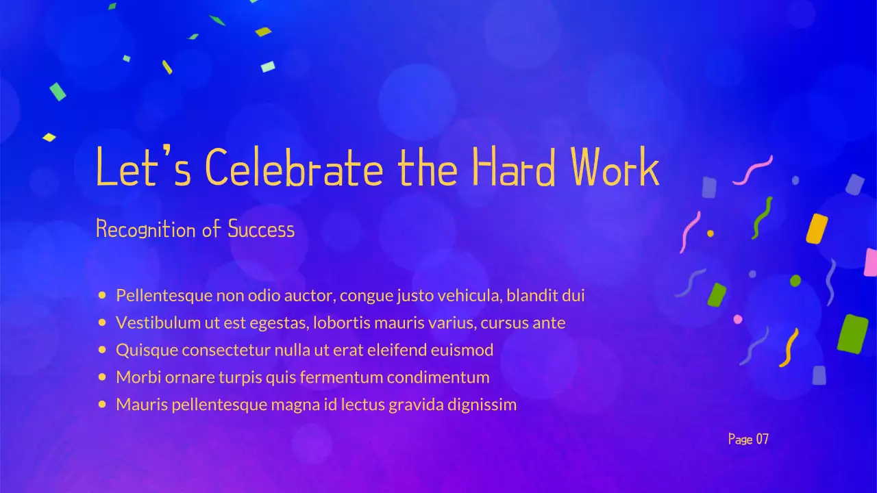 Blue Modern New Year Announcement Presentation