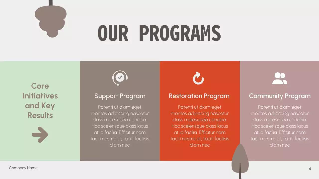 Mint Minimal Non-Profit Report Presentation