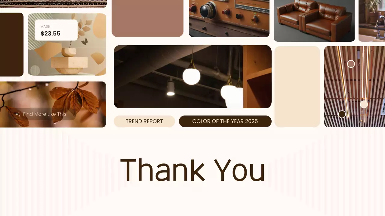 Beige Modern Color Trend Report Presentation