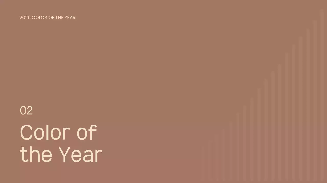 Beige Modern Color Trend Report Presentation