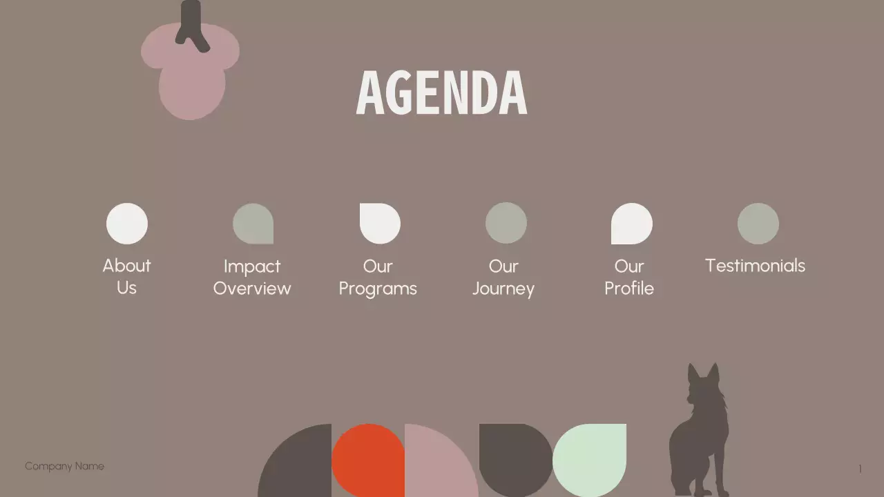 Mint Minimal Non-Profit Report Presentation