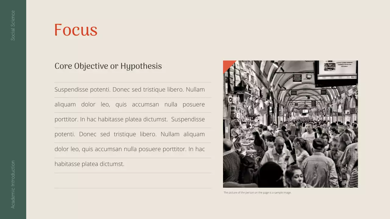 Green Minimal Academic Presentation