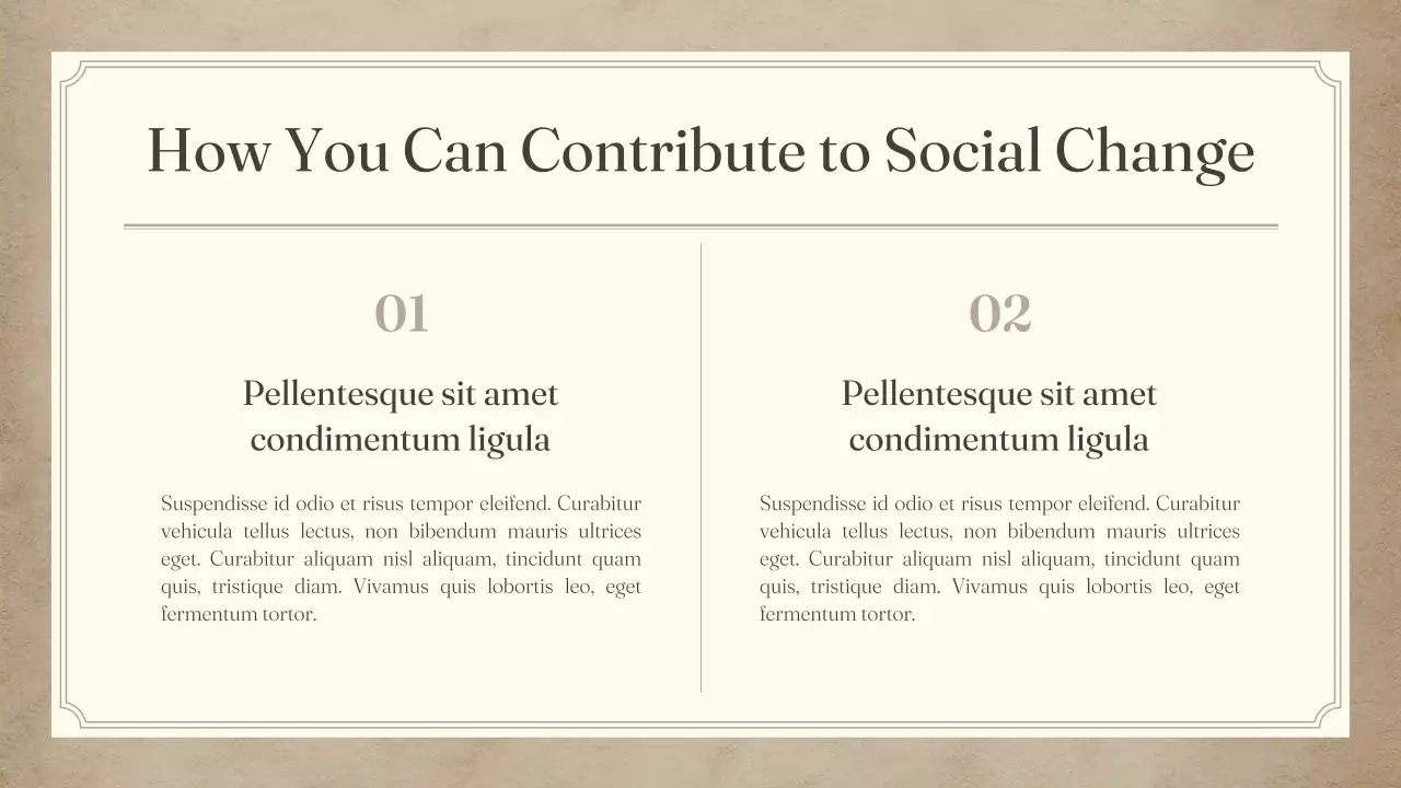 Beige Classic Civil Movements Presentation