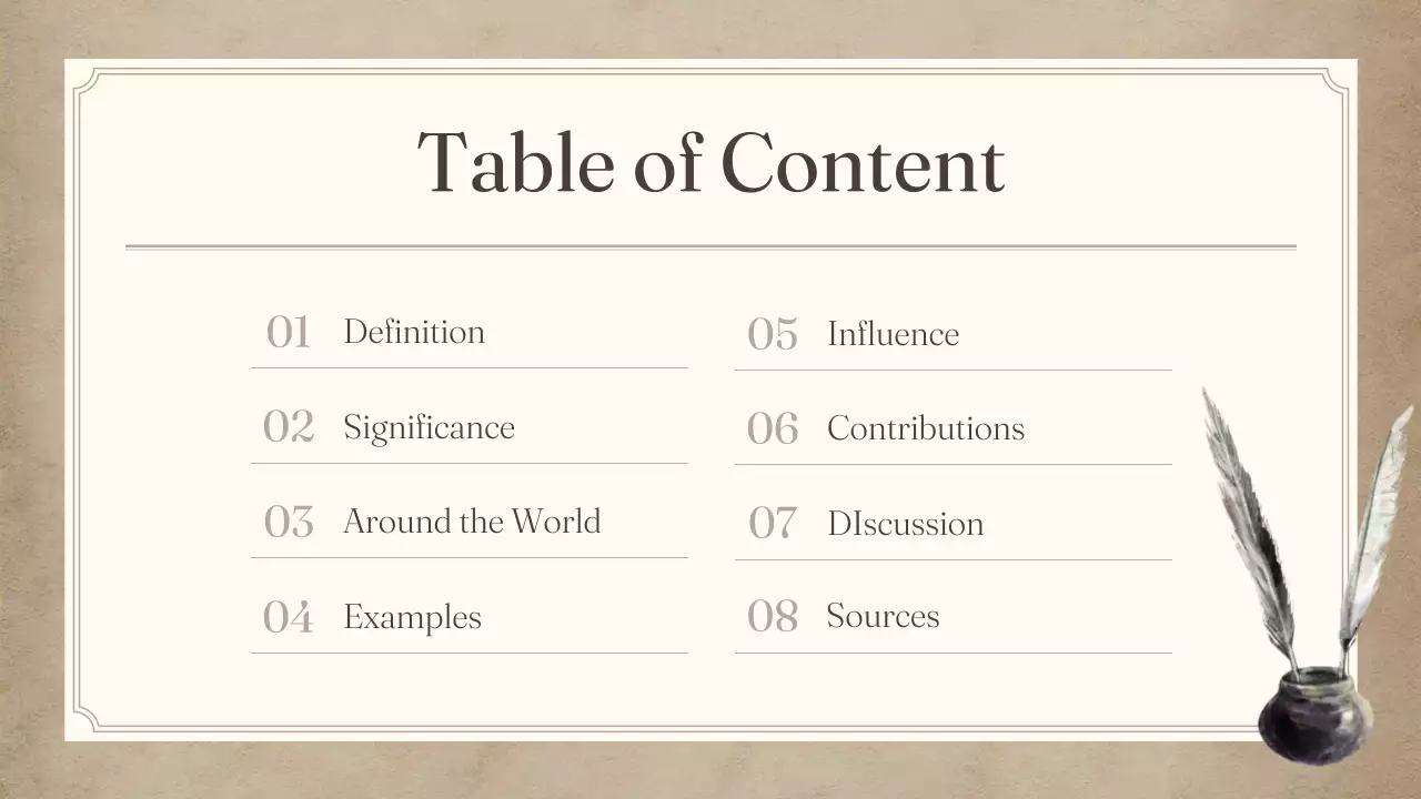 Beige Classic Civil Movements Presentation